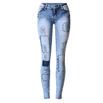 Sherhure Jeans Woman Elastic Patch Women Pencil Jeans Chic Brand Plus Size Ripped Jeans For Women Denim Pants Jeans Femme
Sherhure Jeans Woman Elastic Patch Women Pencil Jeans Chic Brand Plus Size Ripped Jeans For Women Denim Pants Jeans Femme