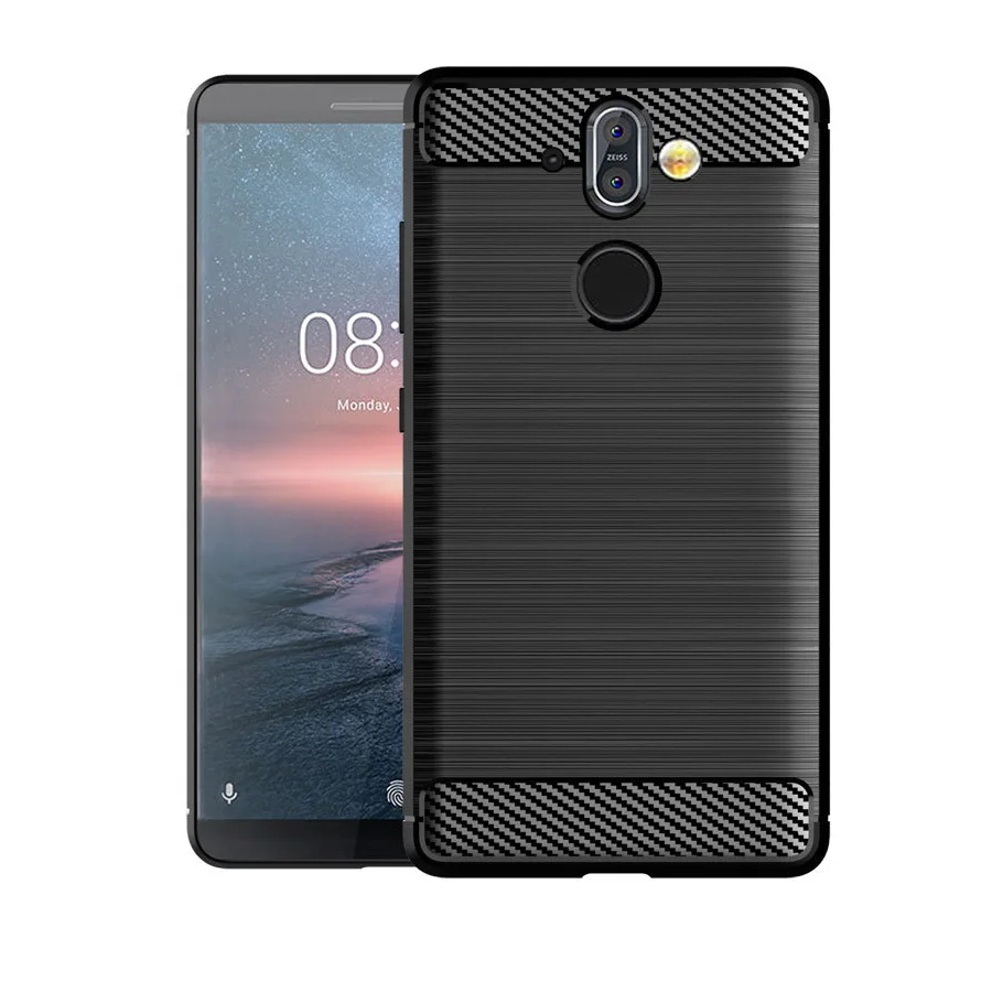 Carbon Fiber Texture Shockproof Cover Protective Slim Fit Soft TPU Silicone Case for Nokia 9/Nokia 8 sirocco
Carbon Fiber Texture Shockproof Cover Protective Slim Fit Soft TPU Silicone Case for Nokia 9/Nokia 8 sirocco
