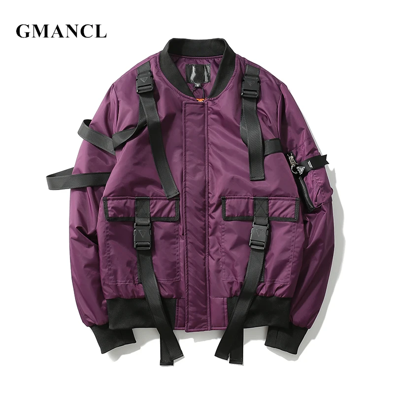 High quality Men Autumn winter Thick warm Multi-pocket Ribbon design bomber jacket Streetwear Man Oversized casual Parka coats
High quality Men Autumn winter Thick warm Multi-pocket Ribbon design bomber jacket Streetwear Man Oversized casual Parka coats