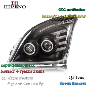 Hireno Headlamp for 2003-2009 Toyota Land Cruiser Prado Headlight Assembly LED DRL Angel Lens Double Beam HID Xenon 2pcs
Hireno Headlamp for 2003-2009 Toyota Land Cruiser Prado Headlight Assembly LED DRL Angel Lens Double Beam HID Xenon 2pcs