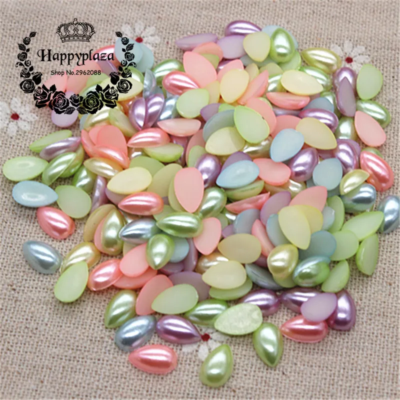300pcs 10*6mm Mix Colors Resin ABS Imitation Pearl Teardrop Beads(No hole)Flat Back Cabochon DIY Jewelry/Phone Decoration
300pcs 10*6mm Mix Colors Resin ABS Imitation Pearl Teardrop Beads(No hole)Flat Back Cabochon DIY Jewelry/Phone Decoration