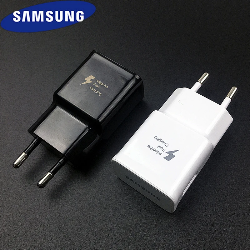 

Original Samsung s10 EU Fast Charger For Galaxy a8 a6 a5 2017 Note 8 9 4 5 J3 J5 2017 J7 s6 S7 edge S4 S8 S9 PLUS 9v1.67a Charge