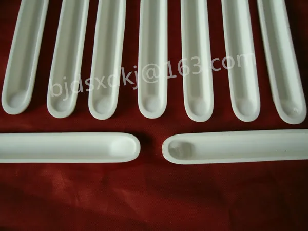 97*17*12mm / 99.3% alumina crucible / Boat / corundum crucible / Al2O3 ceramic crucible / Sintered crucible
97*17*12mm / 99.3% alumina crucible / Boat / corundum crucible / Al2O3 ceramic crucible / Sintered crucible