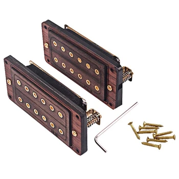 2Pcs/Set Electric Guitar Humbucker Pickup 50/52Mm Rosewood Bridge&Neck Pickups Set
2Pcs/Set Electric Guitar Humbucker Pickup 50/52Mm Rosewood Bridge&Neck Pickups Set
