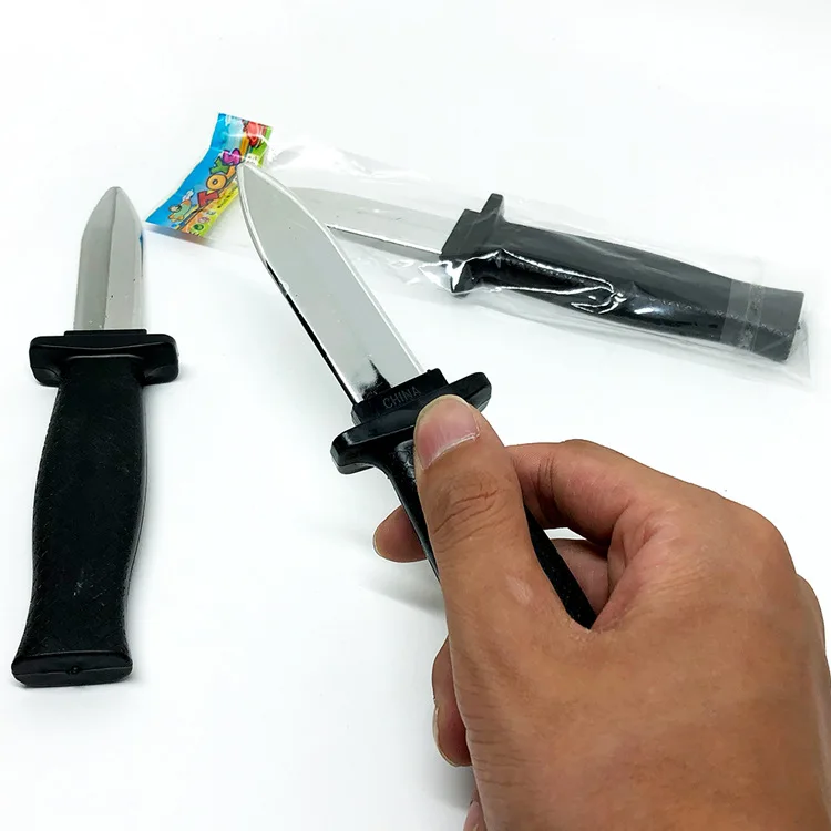 Funny Trick Joke Toy Plastic Fake Spring Retractable Knife Fools Friends For Children Teens
Funny Trick Joke Toy Plastic Fake Spring Retractable Knife Fools Friends For Children Teens