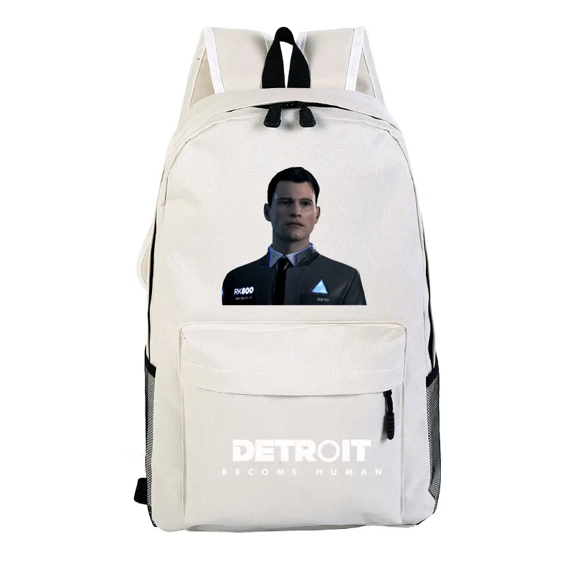 Detroit: Become Human backpack men women Connor School travel Bags Cute Black Shoulder Bag
Detroit: Become Human backpack men women Connor School travel Bags Cute Black Shoulder Bag