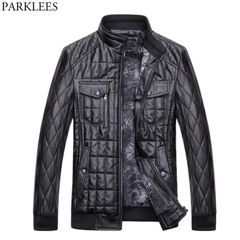 Winter Leather Jacket Men 2017 Thicker Velvet PU Leather Motorcycle Jackets Chaquetas Hombre Casual Slim Fit Quilted Jacket Coat
Winter Leather Jacket Men 2017 Thicker Velvet PU Leather Motorcycle Jackets Chaquetas Hombre Casual Slim Fit Quilted Jacket Coat