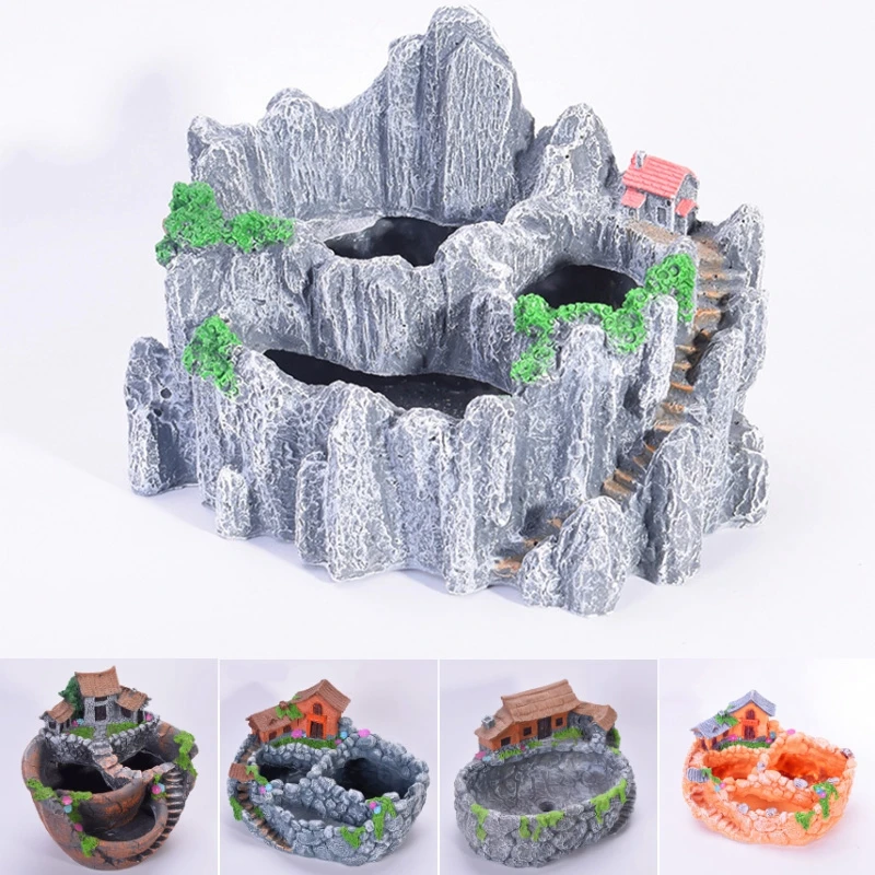 5 Sizes Creative Models Garden Succulent Flower Pot Micro Landscape Resin Pot Craft Desktop Ornaments Garden Supplies Decoration
5 Sizes Creative Models Garden Succulent Flower Pot Micro Landscape Resin Pot Craft Desktop Ornaments Garden Supplies Decoration