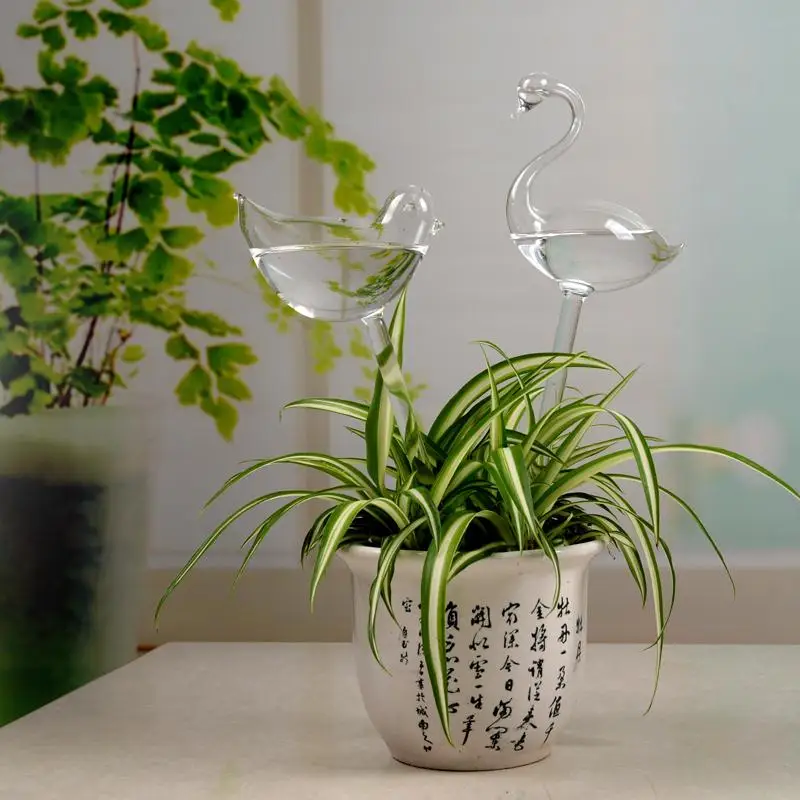 Automatic Watering Vase Flamingo Glass cute vase Cute Animal Bird Glass Vase Flower Planter Vase Garden Home Decor
Automatic Watering Vase Flamingo Glass cute vase Cute Animal Bird Glass Vase Flower Planter Vase Garden Home Decor