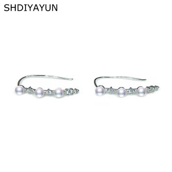 SHDIYAYUN 2019 Fine Pearl Earrings Mini Natural Freshwater Pearl Ear Hook Earring 925 Sterling Silver Jewelry For Woman Gift
SHDIYAYUN 2019 Fine Pearl Earrings Mini Natural Freshwater Pearl Ear Hook Earring 925 Sterling Silver Jewelry For Woman Gift