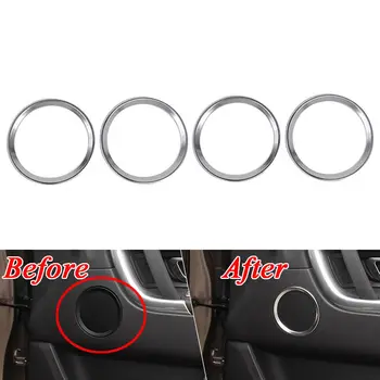 4pcs Car Door Speaker Audio Rings Cover Trim Frame Sticker For 2015-2016 Land Rover Discovery Sport Car Styling
4pcs Car Door Speaker Audio Rings Cover Trim Frame Sticker For 2015-2016 Land Rover Discovery Sport Car Styling
