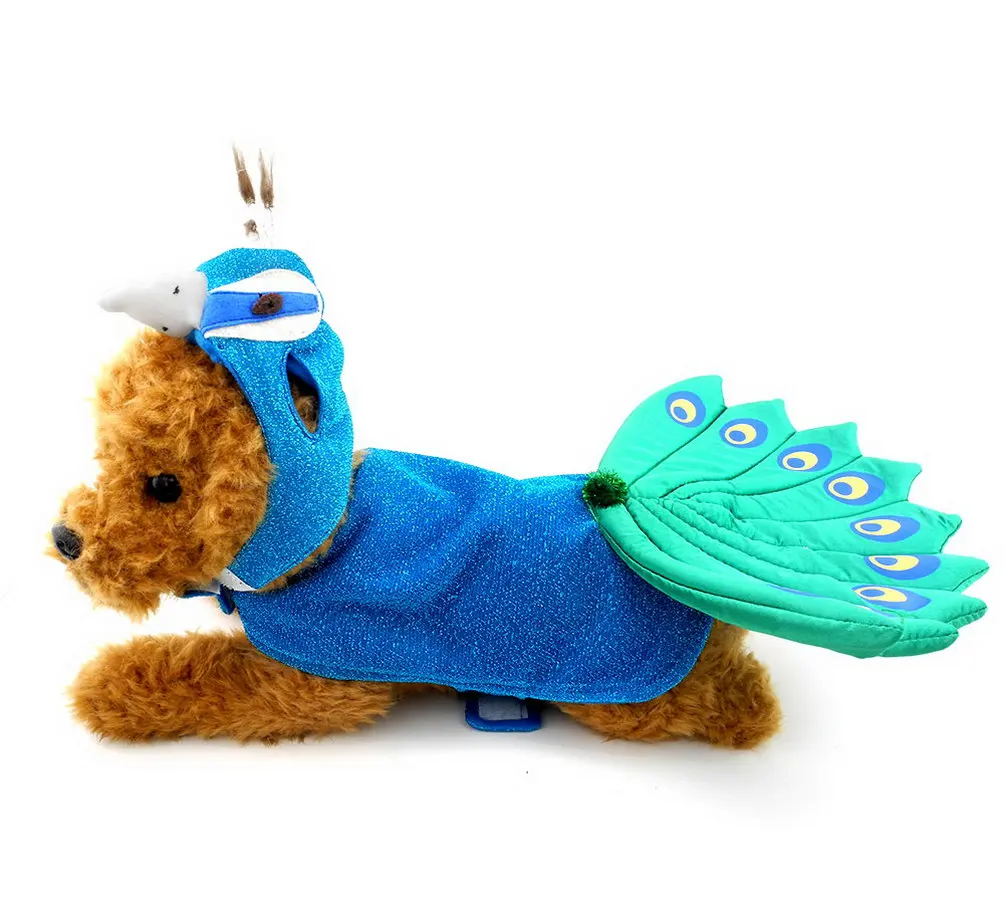 Puppy Dog Peacock Costume Hat Fancy Dress for Small Boy Girl Pet Dog Cat under 20 Pounds Blue
Puppy Dog Peacock Costume Hat Fancy Dress for Small Boy Girl Pet Dog Cat under 20 Pounds Blue