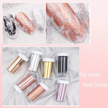 Nail Foils Rose Gold Silver Transfer Stickers Beauty Nail Art Stickers Decals Paper Nail Decoration Tips
Nail Foils Rose Gold Silver Transfer Stickers Beauty Nail Art Stickers Decals Paper Nail Decoration Tips