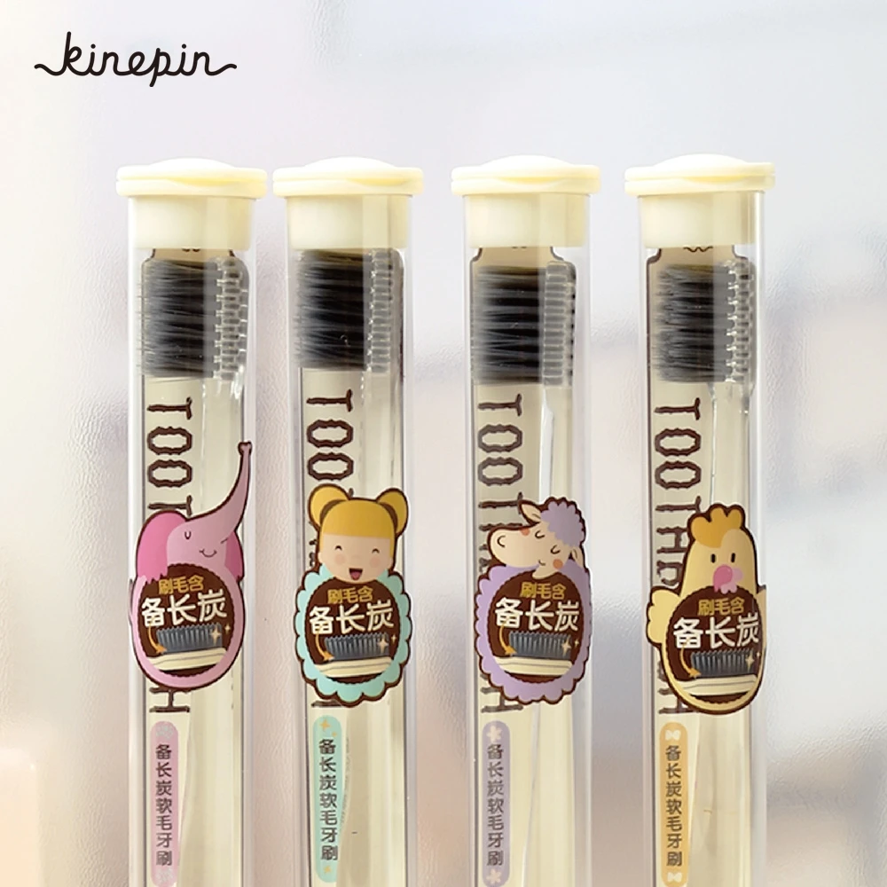 2018 Creative Adult Travel Toothbrush Portable Cute Cartoon printing Handle Solf Binchotan Bristle Tooth Brush with Storage Case 
2018 Creative Adult Travel Toothbrush Portable Cute Cartoon printing Handle Solf Binchotan Bristle Tooth Brush with Storage Case