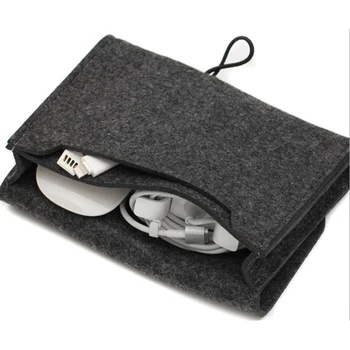 Mini Felt Pouch Power Bank Storage Bag for Data Cable Mouse Travel Organizer Cable Organizer Bag Trousse De Toilette Home 60XX
Mini Felt Pouch Power Bank Storage Bag for Data Cable Mouse Travel Organizer Cable Organizer Bag Trousse De Toilette Home 60XX