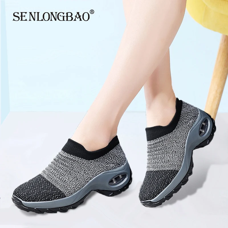 Brand New Plus Size Women Casual Shoes Breathable Knitting Air Mesh Lady Ankle Wedges Shoes Comfortable Female Outdoor Sneakers
Brand New Plus Size Women Casual Shoes Breathable Knitting Air Mesh Lady Ankle Wedges Shoes Comfortable Female Outdoor Sneakers