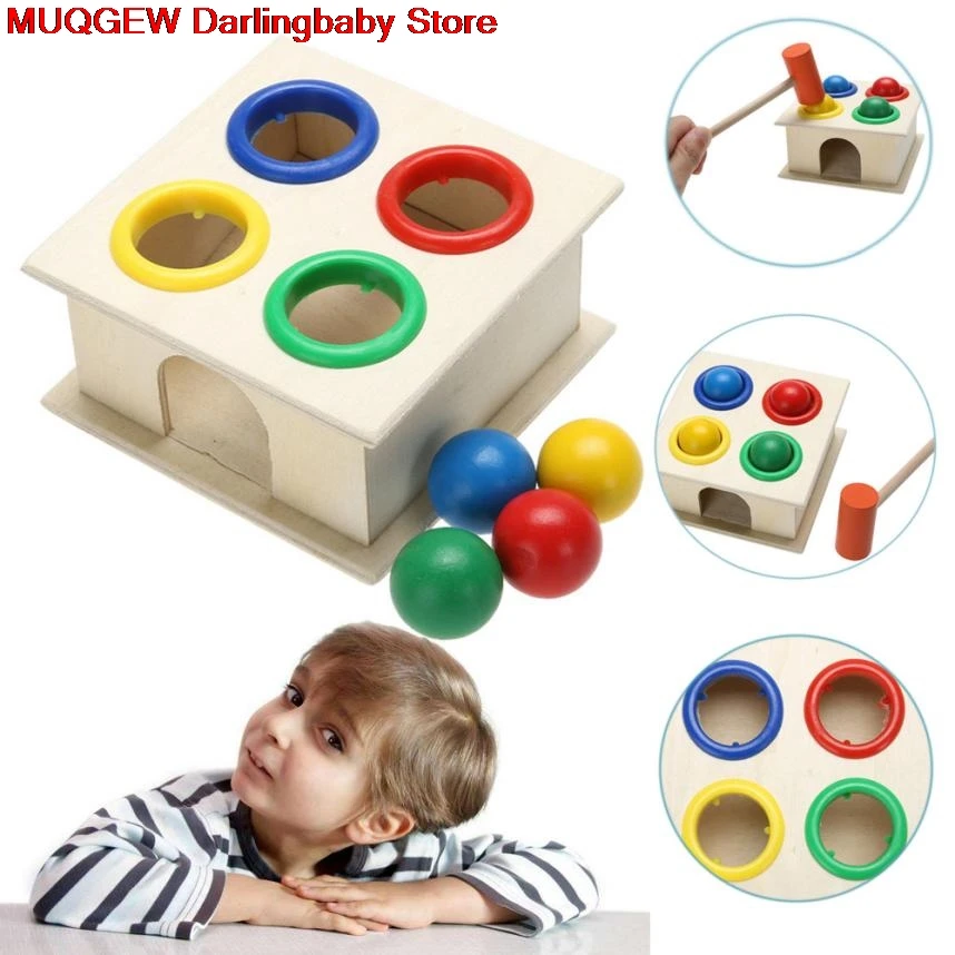 New Learning Educational Wooden Hammering Ball With Hammer Box Colorful Cognitive Fun Noise Maker Interesting Toys For Children
New Learning Educational Wooden Hammering Ball With Hammer Box Colorful Cognitive Fun Noise Maker Interesting Toys For Children