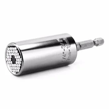 7 Colors Universal Ratchet Socket Wrench Torque Sleeve Power Drill Adapter Tool Tackle Repair Tool 7-19mm Head
7 Colors Universal Ratchet Socket Wrench Torque Sleeve Power Drill Adapter Tool Tackle Repair Tool 7-19mm Head