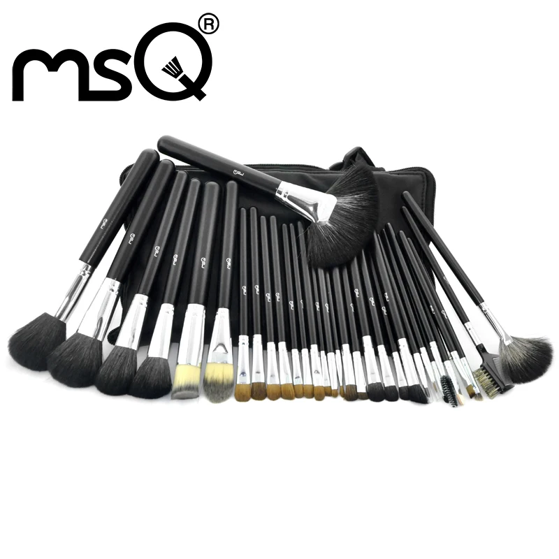 Professional 32pcs High Quality Makeup Brushes Set Soft Animal Hair With PU Leather Belt case For Fashion Beauty MSQ Brand 
Professional 32pcs High Quality Makeup Brushes Set Soft Animal Hair With PU Leather Belt case For Fashion Beauty MSQ Brand