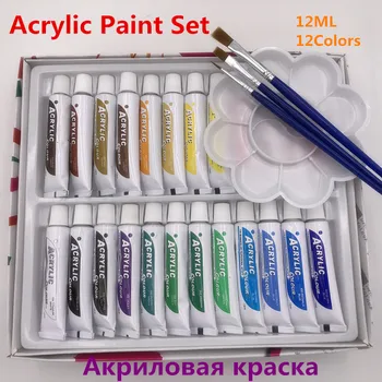 24pcs/set Paint Acrylic Paint Tube Set Nail Art Painting Drawing Tool For Artist Kids DIY Design Free For Brush And Paint Tray
24pcs/set Paint Acrylic Paint Tube Set Nail Art Painting Drawing Tool For Artist Kids DIY Design Free For Brush And Paint Tray