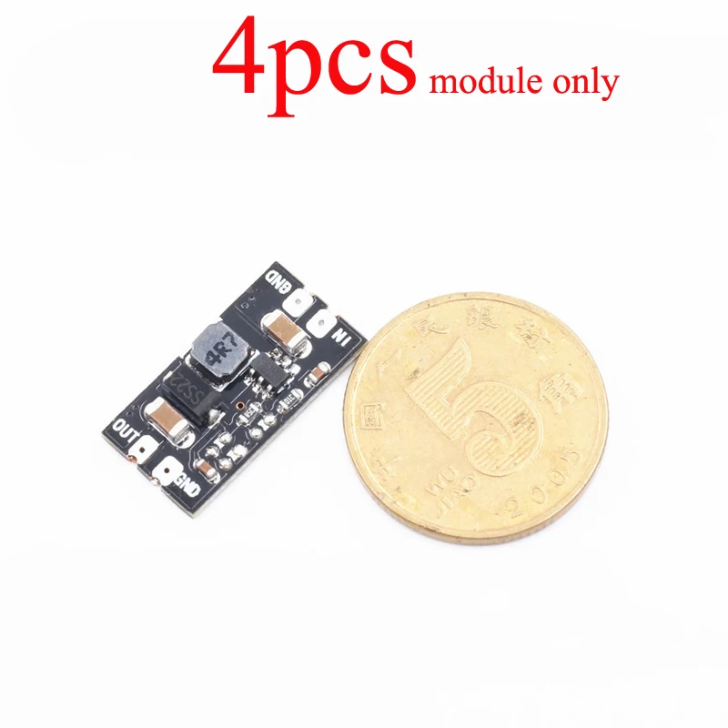 4PCS DC-DC Booster Module Boost Power Step-up Input 2.2V-5V to 5V 2A Boosting s for 1S Lipo Battery RC FPV
4PCS DC-DC Booster Module Boost Power Step-up Input 2.2V-5V to 5V 2A Boosting s for 1S Lipo Battery RC FPV
