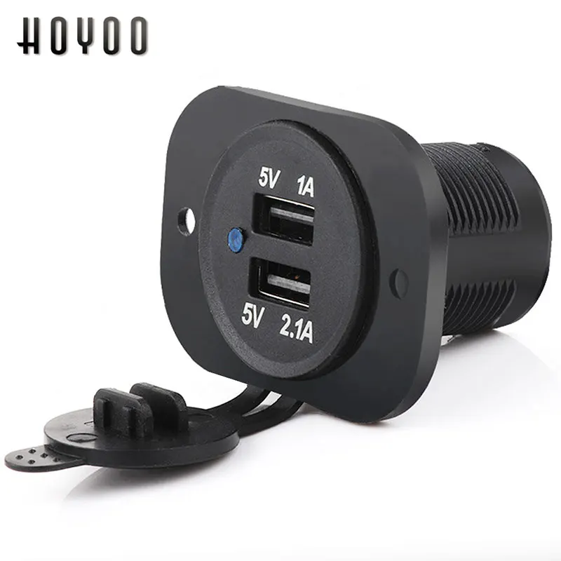 DIY Modification Motorcycle Car Charger Dual USB Charger 5V 3.1A Cigarette Lighter Socket Power Adapter Outlet Charger 12V-24V
DIY Modification Motorcycle Car Charger Dual USB Charger 5V 3.1A Cigarette Lighter Socket Power Adapter Outlet Charger 12V-24V