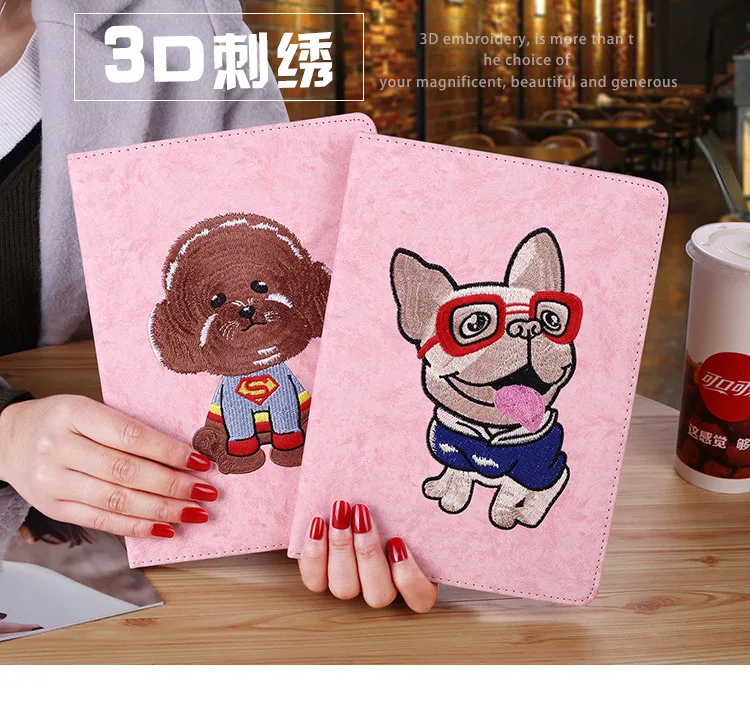 3D Bulldog teacup dog rabbit Teddy Embroidery Soft Stand Cover Smart Sleep Wake up Flip Case for apple iPad Mini 1 2 3 (7.9inch
3D Bulldog teacup dog rabbit Teddy Embroidery Soft Stand Cover Smart Sleep Wake up Flip Case for apple iPad Mini 1 2 3 (7.9inch
