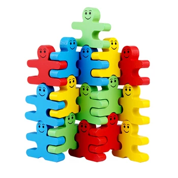 Baby Wooden Toys blocks balance game building block Early Educational brick toys table game toys for children play with friend
Baby Wooden Toys blocks balance game building block Early Educational brick toys table game toys for children play with friend
