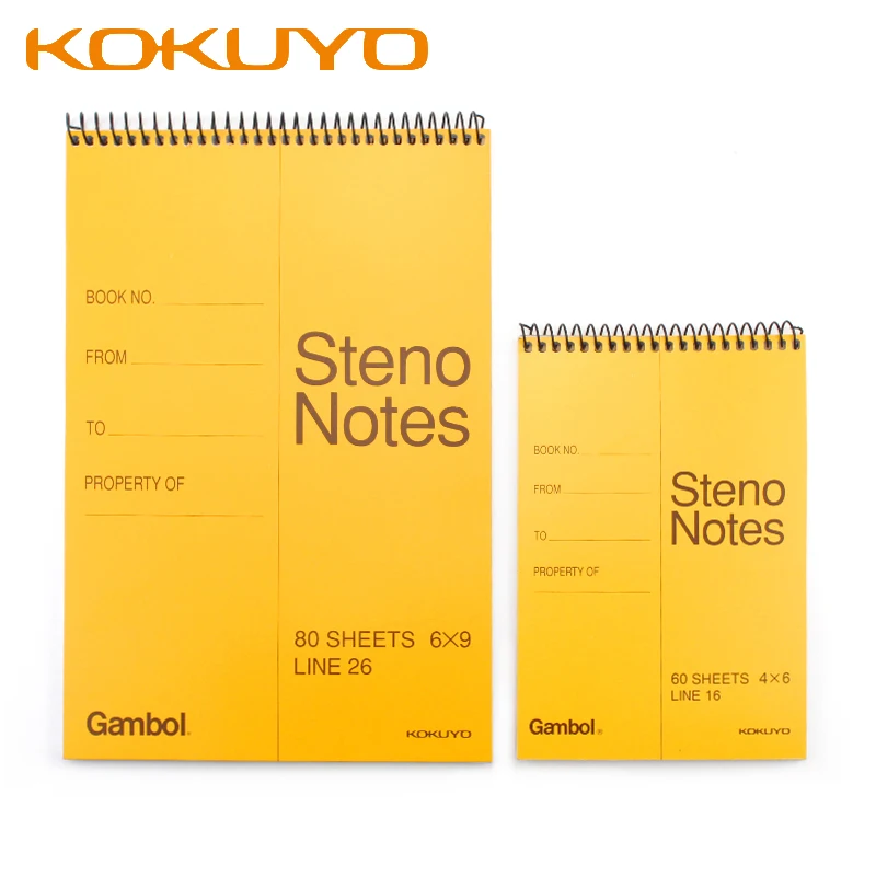 3PCS Japan KOKUYO Watanabe Spiral Notebook A5/A6 Portable Notebook Interpretation Shorthand Book
3PCS Japan KOKUYO Watanabe Spiral Notebook A5/A6 Portable Notebook Interpretation Shorthand Book