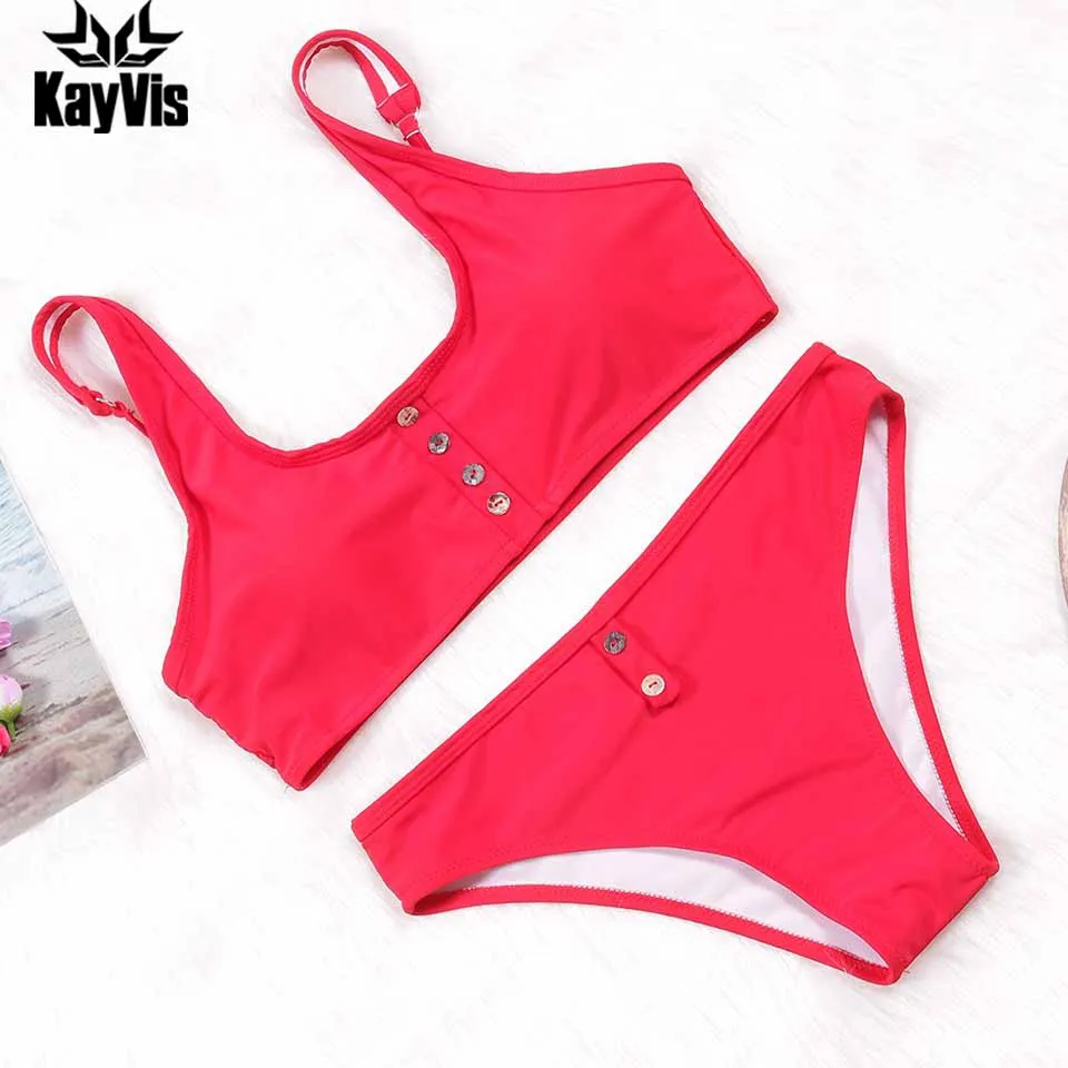 KayVis 2019 New Sexy Bikini Swimwear Women Swimsuit Retro Vintage Solid Beach Wear Bathing Suit Swim Wear Bikinis Set Biquini
KayVis 2019 New Sexy Bikini Swimwear Women Swimsuit Retro Vintage Solid Beach Wear Bathing Suit Swim Wear Bikinis Set Biquini