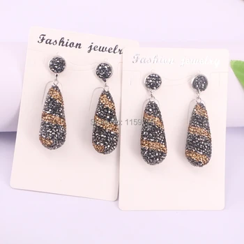 5Pairs Fashion Earrings, Crystal Rhinestone Paved Drop Dangle Earrings
5Pairs Fashion Earrings, Crystal Rhinestone Paved Drop Dangle Earrings