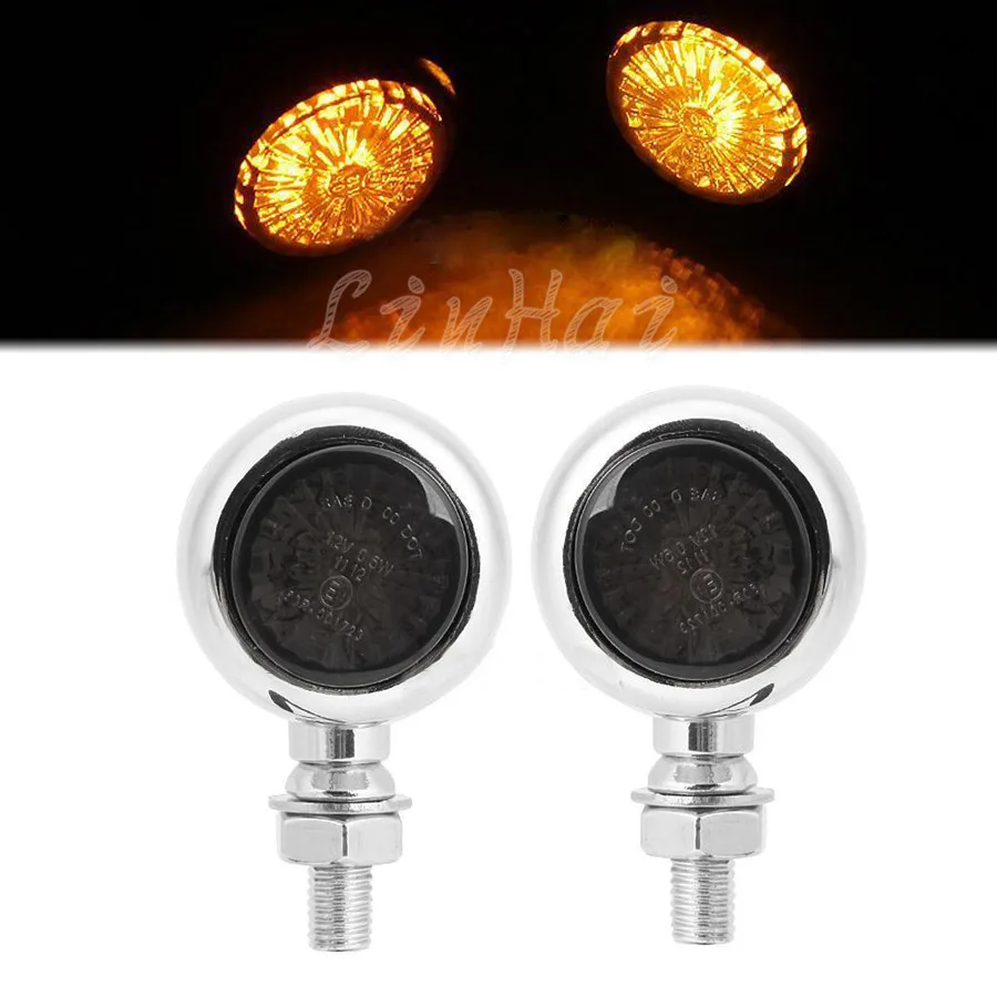 4X E Mark Motorcycle Chrome Bullet Metal LED Turn Signal Indicator Light For Harley Cafe Racer
4X E Mark Motorcycle Chrome Bullet Metal LED Turn Signal Indicator Light For Harley Cafe Racer