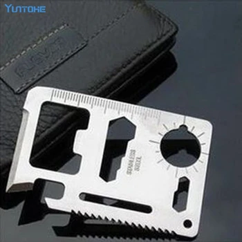 100pcs 11 in 1 Emergency Outdoor Multi Tool Army Marine Military Hunting Survival Kit Pocket Credit Card Knife
100pcs 11 in 1 Emergency Outdoor Multi Tool Army Marine Military Hunting Survival Kit Pocket Credit Card Knife
