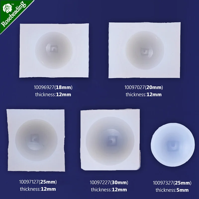 1pc 18-30mm clear silicone mould half cabochon mould For epoxy,half dome mould for resin
1pc 18-30mm clear silicone mould half cabochon mould For epoxy,half dome mould for resin