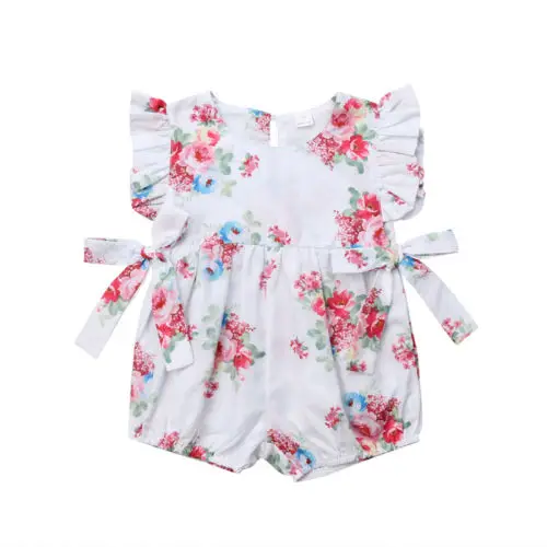 2019 Freeship Infant Baby Girl Clothing Romper Sleeveless Flower Bow Ruffle Romper Cute Cotton Jumpsuit Clothes Baby Girls 0-18M
2019 Freeship Infant Baby Girl Clothing Romper Sleeveless Flower Bow Ruffle Romper Cute Cotton Jumpsuit Clothes Baby Girls 0-18M