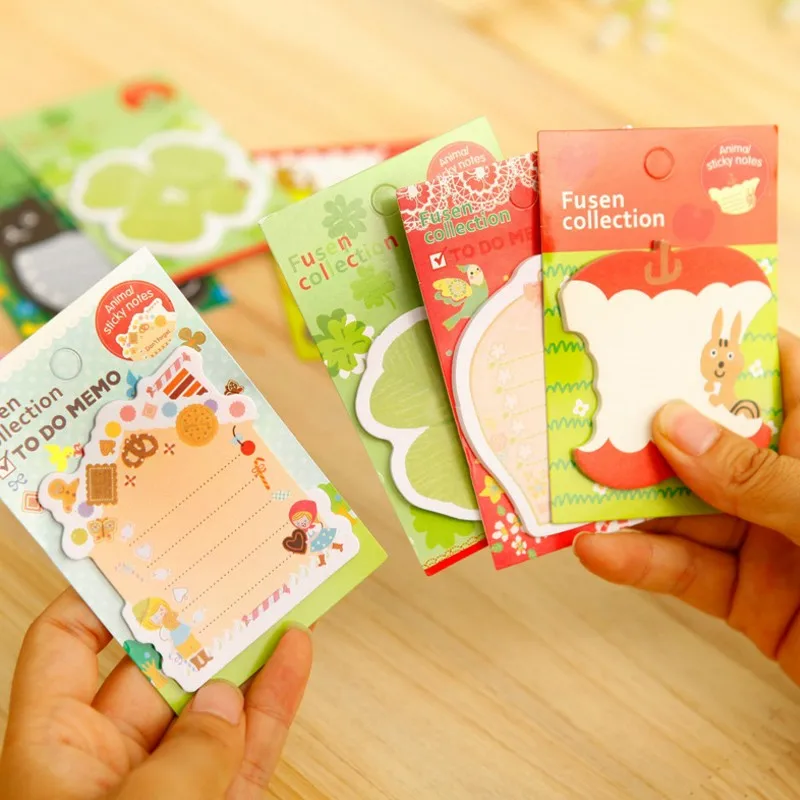 Ayron 1pcs Korean be paste notes creative forest animal series Sticky Notes Memo Notebook Papelaria Escolar School Supplies
Ayron 1pcs Korean be paste notes creative forest animal series Sticky Notes Memo Notebook Papelaria Escolar School Supplies