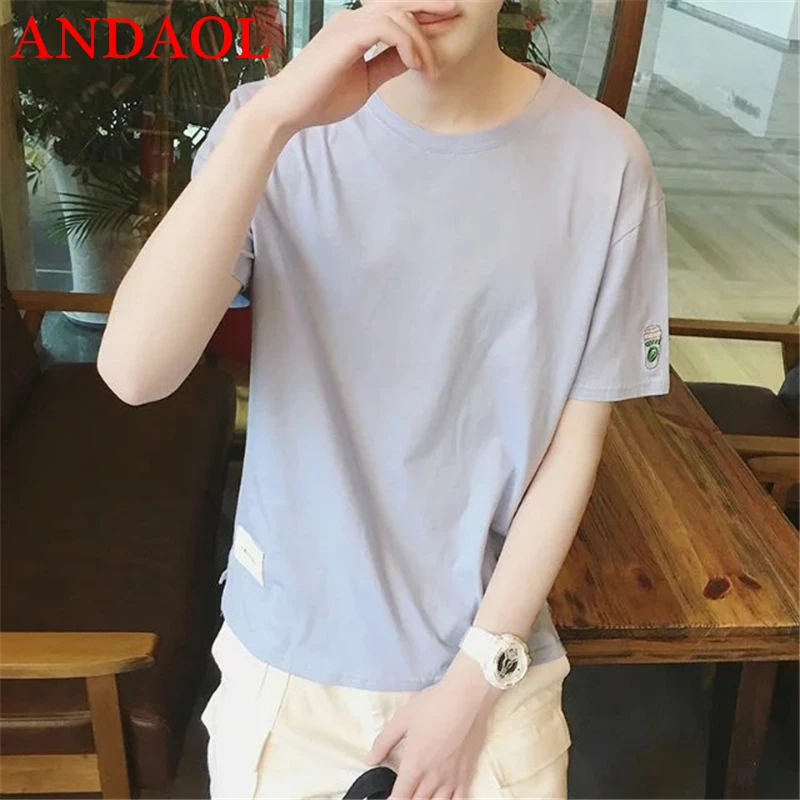 ANDAOL Men's Casual T-Shirts Top Quality Creative Print O-Neck Cotton Loose T Shirt Fashion Simple Short Sportswear Tee shirt
ANDAOL Men's Casual T-Shirts Top Quality Creative Print O-Neck Cotton Loose T Shirt Fashion Simple Short Sportswear Tee shirt