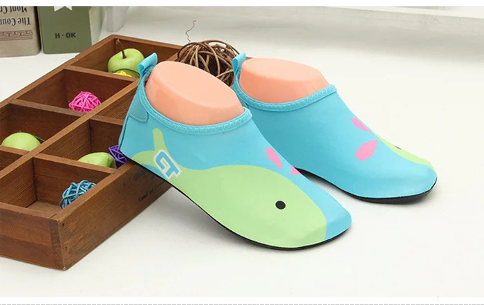 Summer Children Water Shoes Breathable Quick Dry Swimming Fins Aqua Socks Wetsuit Prevent Scratche Warming Slip-on Beach Schuhe (6)