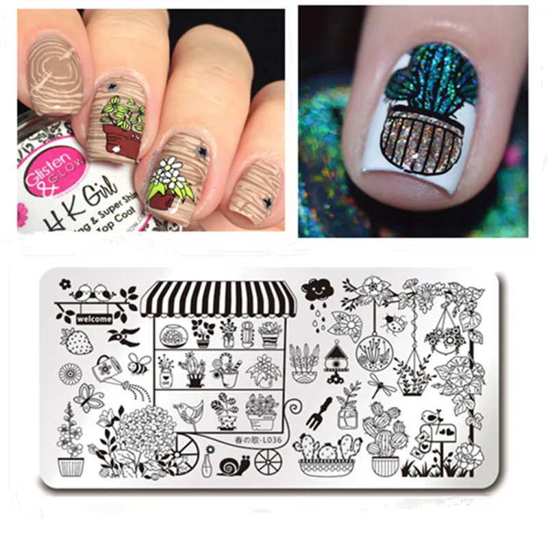 HARUNOUTA Nail Stamping Templates Floral Rectangle Line Animal Rose Plaid Pattern Stainless Steel Nail Art Image DIY Plate Tools
HARUNOUTA Nail Stamping Templates Floral Rectangle Line Animal Rose Plaid Pattern Stainless Steel Nail Art Image DIY Plate Tools