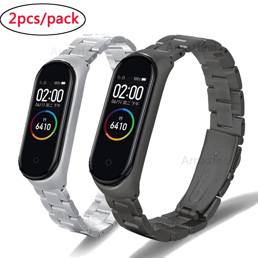 2pcs/pack Metal Stainless steel replacement watch strap for xiaomi mi band 4 watch band mi band 3 bracelet belt wrist straps
2pcs/pack Metal Stainless steel replacement watch strap for xiaomi mi band 4 watch band mi band 3 bracelet belt wrist straps