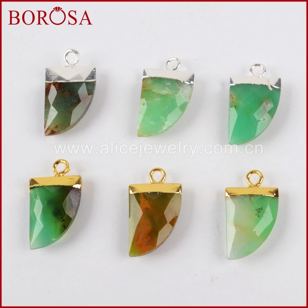 BOROSA Wholesale Gold Color Natural Australia Green Stone Drusy Horn Charm for Earrings Making,Drusy Stone Charm Jewelry G1378
BOROSA Wholesale Gold Color Natural Australia Green Stone Drusy Horn Charm for Earrings Making,Drusy Stone Charm Jewelry G1378
