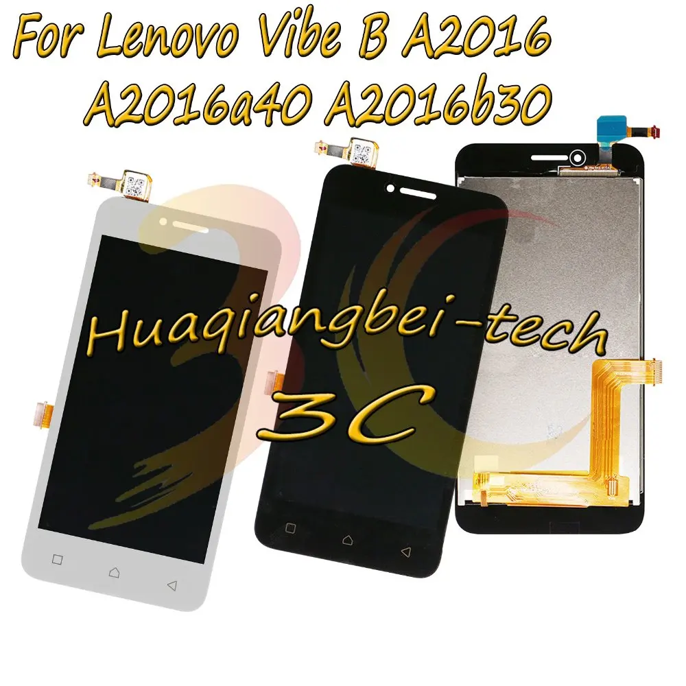 4.5'' New For Lenovo Vibe B A2016 A2016a40 A2016b30 A2016b31 Full LCD DIsplay + Touch Screen Digitizer Assembly 100% Tested
4.5'' New For Lenovo Vibe B A2016 A2016a40 A2016b30 A2016b31 Full LCD DIsplay + Touch Screen Digitizer Assembly 100% Tested