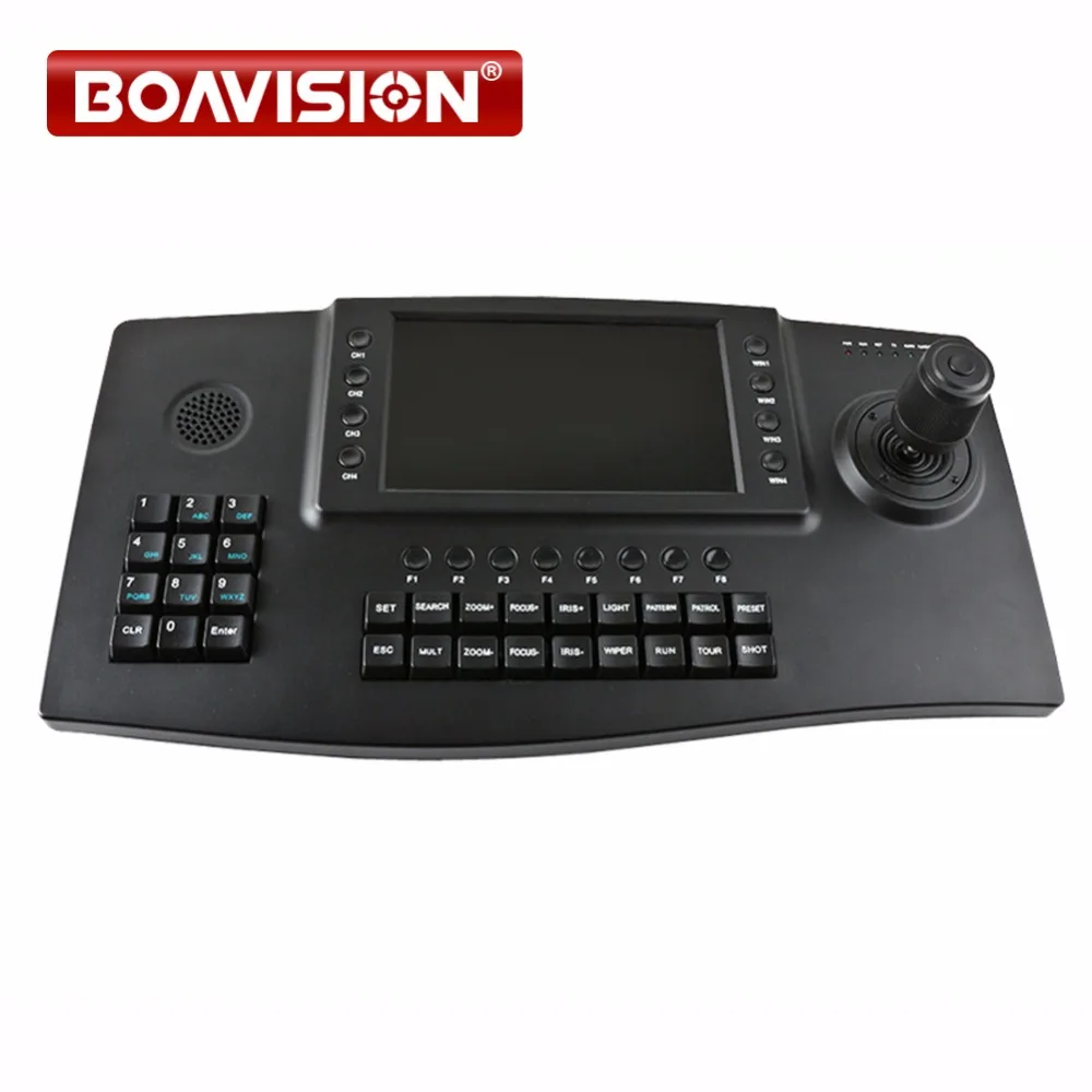 4Ch Video Display Network PTZ Control Keyboard 7 inch LCD Color Screen CCTV PTZ Controller HDMI Output For Onvif IP PTZ Camera
4Ch Video Display Network PTZ Control Keyboard 7 inch LCD Color Screen CCTV PTZ Controller HDMI Output For Onvif IP PTZ Camera