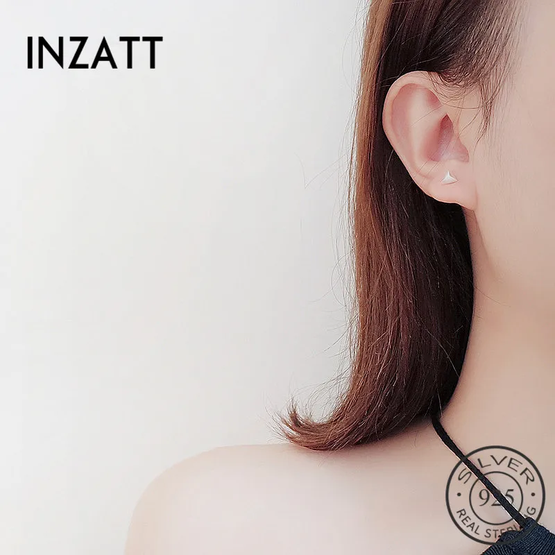 INZATT Minimalist Geometric Triangle Stud Earrings 2018 Personality Real 925 Sterling Silver Fine Jewelry Women Birthday Gift
INZATT Minimalist Geometric Triangle Stud Earrings 2018 Personality Real 925 Sterling Silver Fine Jewelry Women Birthday Gift