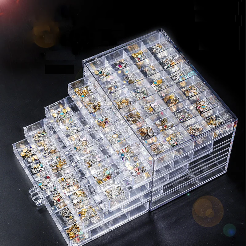 Nail Jewelry Storage Box Tool Transparent Multi-layer 120 Nail Drill Box Classification Storage Box Drawer Diamond Painting 
Nail Jewelry Storage Box Tool Transparent Multi-layer 120 Nail Drill Box Classification Storage Box Drawer Diamond Painting