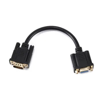 20cm VGA Male to Female Adapter Cable Connector 15 Pins Extension Cord for Monitors Projector TV QJY99
20cm VGA Male to Female Adapter Cable Connector 15 Pins Extension Cord for Monitors Projector TV QJY99