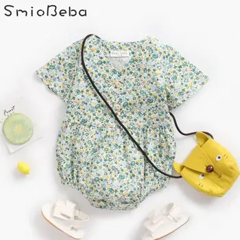 Baby Rompers Crawling Ins Neonatal Triangle Haw Short Sleeve Kids Newborn Shredded Full Printed Flower Summer Jumpsuits Clothes 
Baby Rompers Crawling Ins Neonatal Triangle Haw Short Sleeve Kids Newborn Shredded Full Printed Flower Summer Jumpsuits Clothes