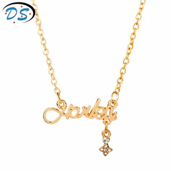 Rhinestone Name Letters Pendant Necklace Women Accessories Fashion Jewelry Alloy Chain Choker Necklace Female Gift
Rhinestone Name Letters Pendant Necklace Women Accessories Fashion Jewelry Alloy Chain Choker Necklace Female Gift