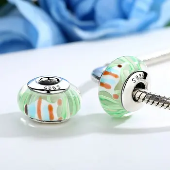 2pcs/lot 925 Sterling Silver Green European Murano Glass Beads Charms fit Pandora Bracelets & Bangles ,20 colors can be mixed
2pcs/lot 925 Sterling Silver Green European Murano Glass Beads Charms fit Pandora Bracelets & Bangles ,20 colors can be mixed