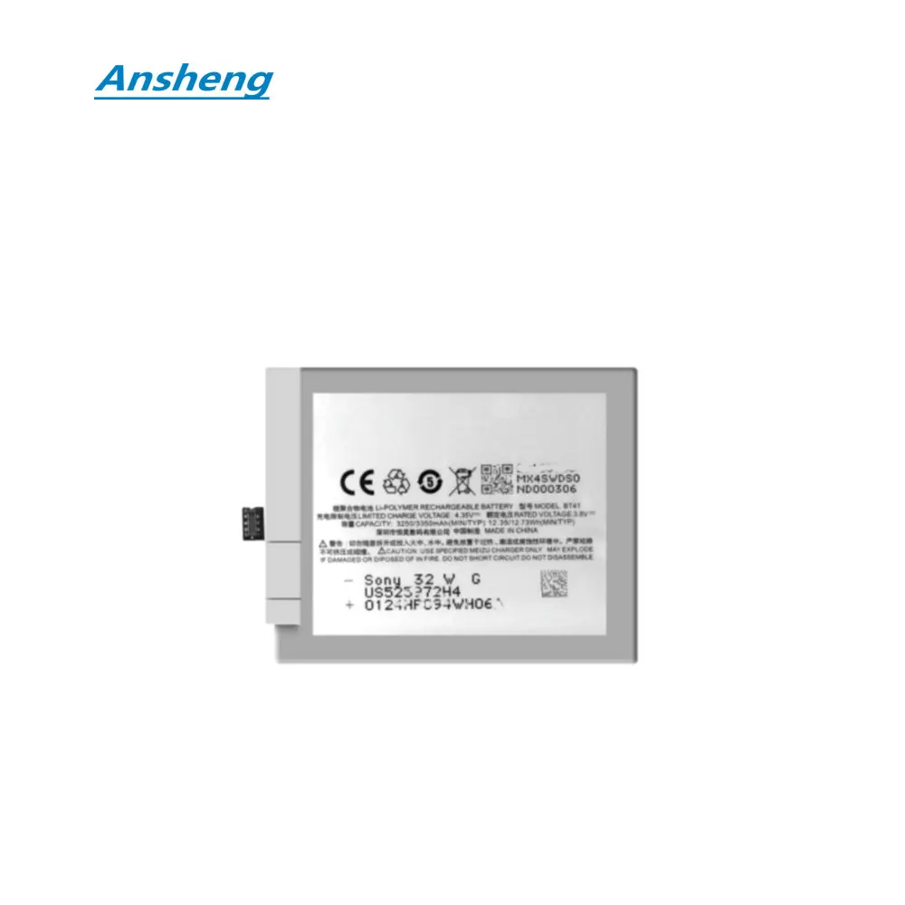 

Высококачественный аккумулятор Ansheng 3100 мАч BT41 для Meizu MX4 Pro martphone